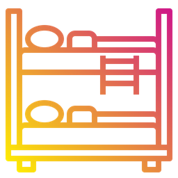 이층 침대  아이콘