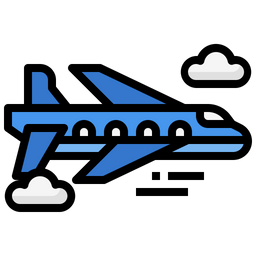 Frachtflugzeug  Symbol