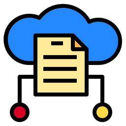 Cloud Document  Icon