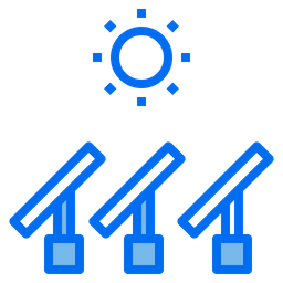 태양 전지 패널  아이콘