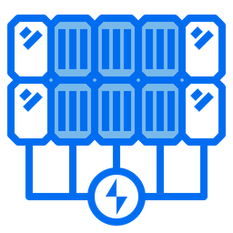 태양 전지 패널  아이콘