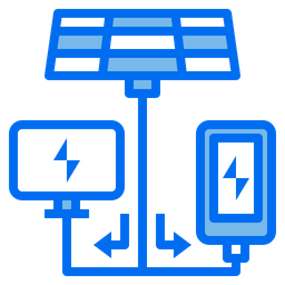 태양열 충전  아이콘