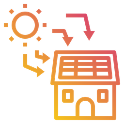 House Solar Power  Icon