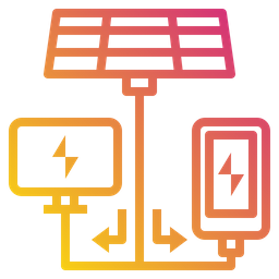 Solar Charging  Icon