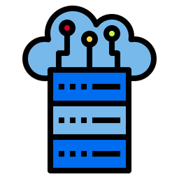 Cloud Database  Icon