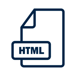 Html File  Icon