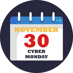 Cyber Monday Date  Icon