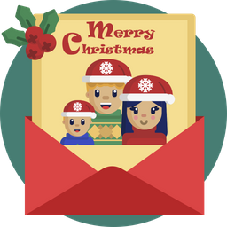 Christmas Card  Icon