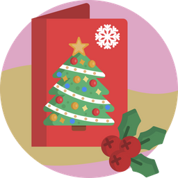 Christmas Card  Icon