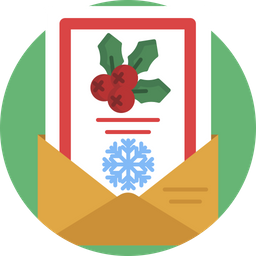 Christmas Card  Icon