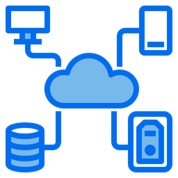 Armazenamento em nuvem  Ícone