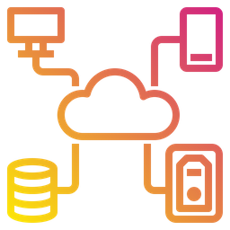 Cloud Hosting  Icon