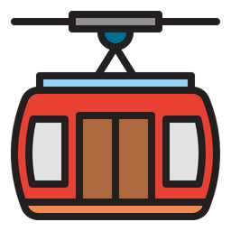 Seilbahn  Symbol