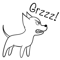 Feindselig  Symbol