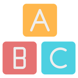 Bloco abc  Ícone