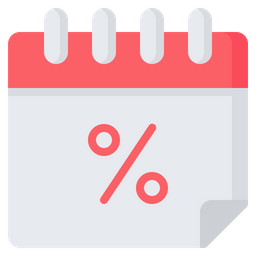 Calendar Discount  Icon