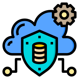 Cloud Computing Protection  Icon