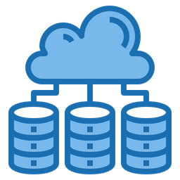 Cloud Database  Icon