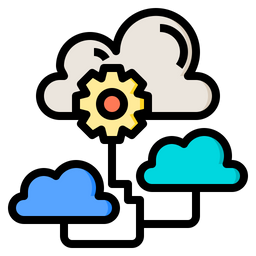 Cloud-Kommunikation  Symbol