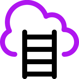 Cloud Ladder  Icon