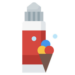 Ice Cream Vaping  Icon