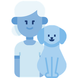 Kid and dog  Icon