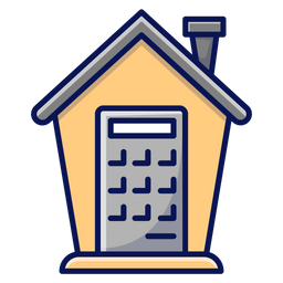 Calculating real estate  Icon