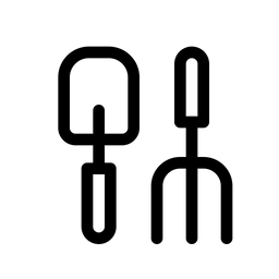 Gartengerät  Symbol