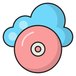 Cloud Cd  Icon