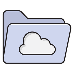 Cloud Folder  Icon