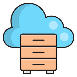 Cloud Database  Icon