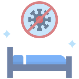 Saubere Unterkunft  Symbol