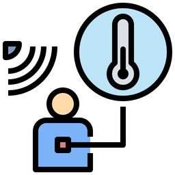 Infrarot Thermometer  Symbol