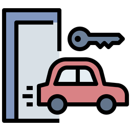 Autovermietung  Symbol