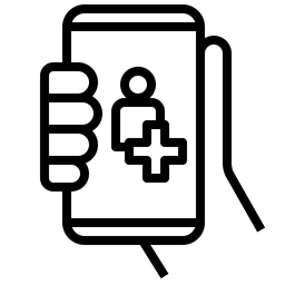 Digitaler Gesundheitspass  Symbol