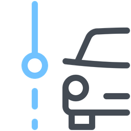 Car Path  Icon