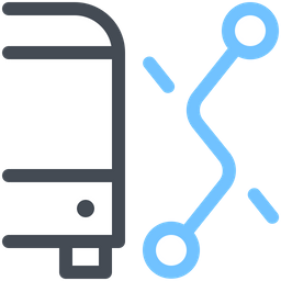 Bus Route Map  Icon