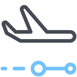 Flugzeugstandort  Symbol