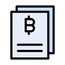 Bitcoin-Bericht  Symbol