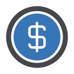 Dollar Coin  Icon