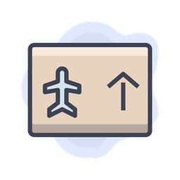 Airport Direction  Icon