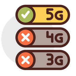 5 G Network Allowed  Icon