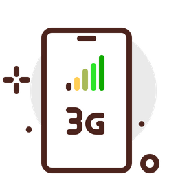 3 G Phone  Icon