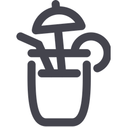 Cocktailgetränk  Symbol