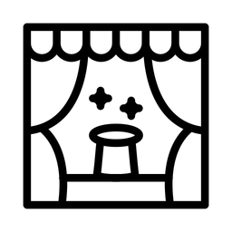 Zirkusbühne  Symbol