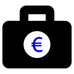 Euro Bag  Icon