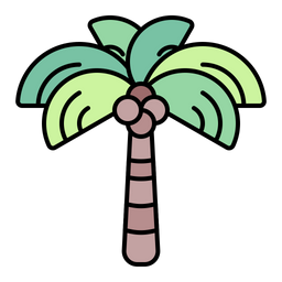 Kokosnussbaum  Symbol