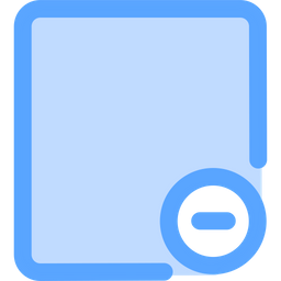 Delete File  Icon