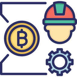 Bitcoin-Handwerk  Symbol