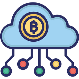 Bitcoin Cloud  Icon